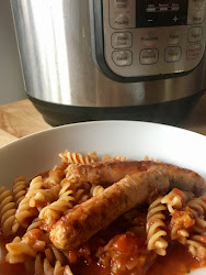 pasta sausage instant pot tomato feisty pressure cooker tapas