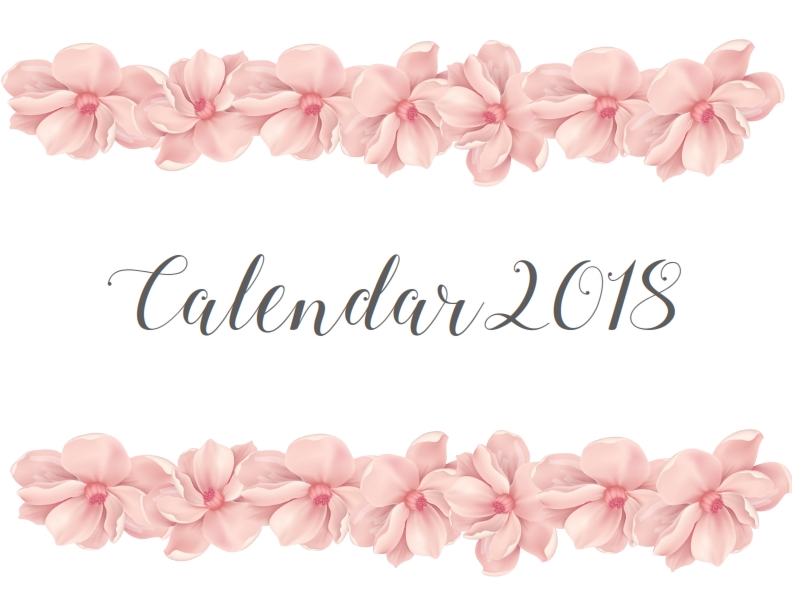 Isma Subindin: Calendar 2018