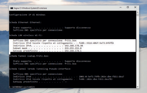 Nuove funzioni Prompt Comandi Windows 10