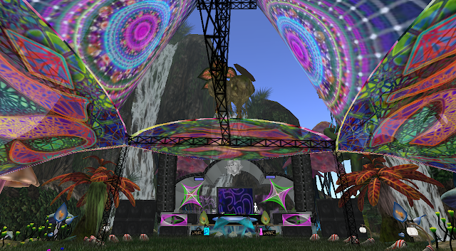 FESTA RAVE NO SECOND LIFE ~ LINDEN MANIA