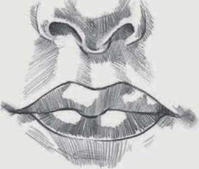Drawings: FACIAL FEATURES: LIPS