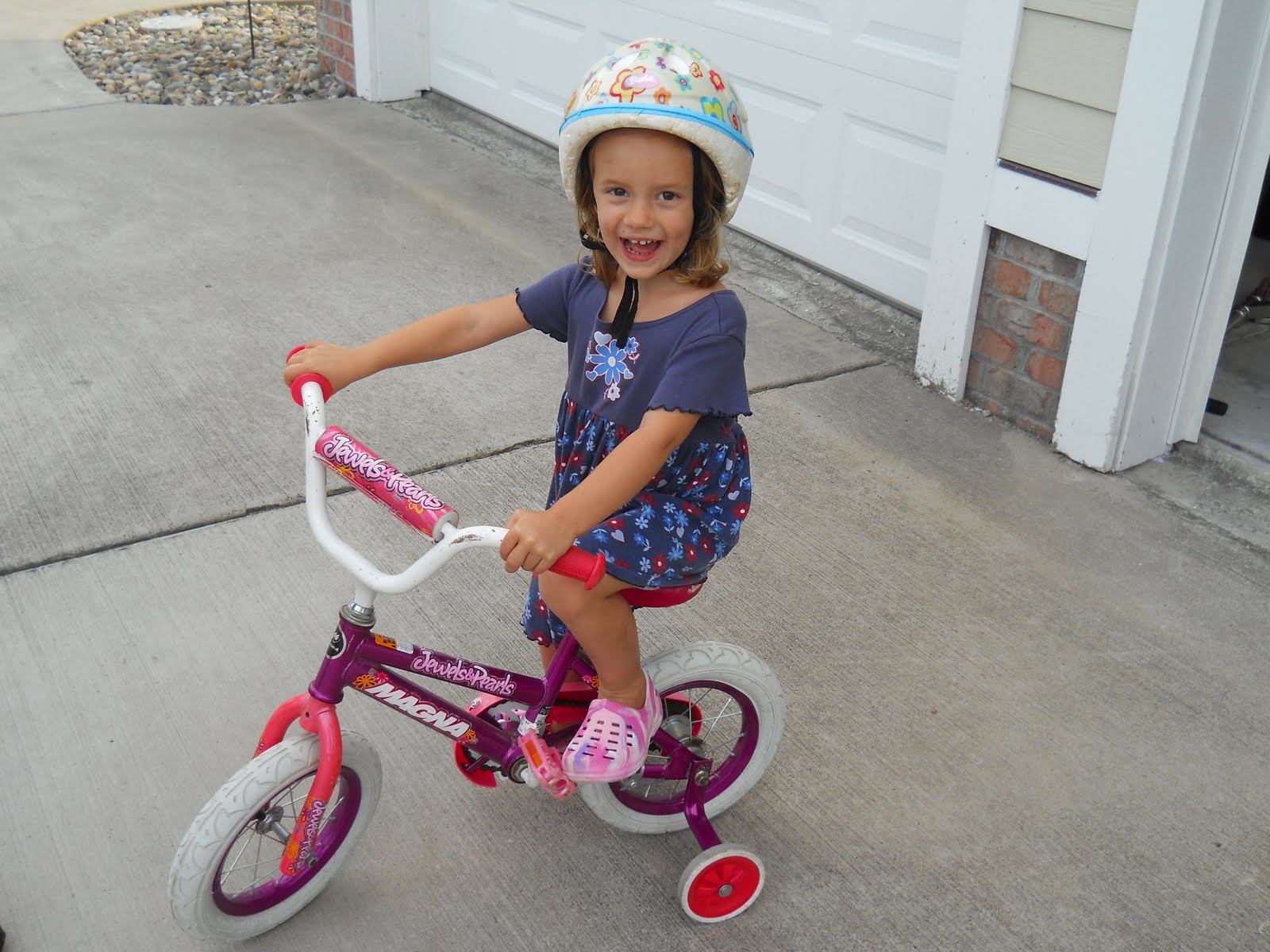 A Slice of Smith Life Wordless Wednesday Training Wheels!