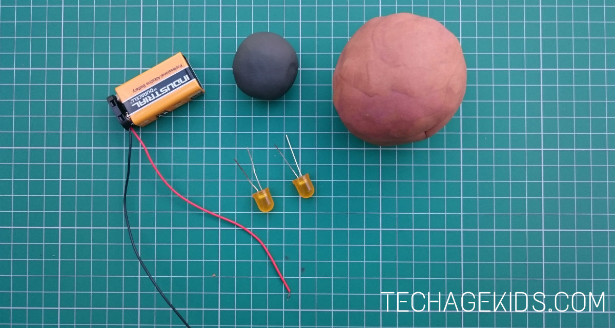 Project Conductive Playdough Pumpkin for Halloween Tech Age Kids