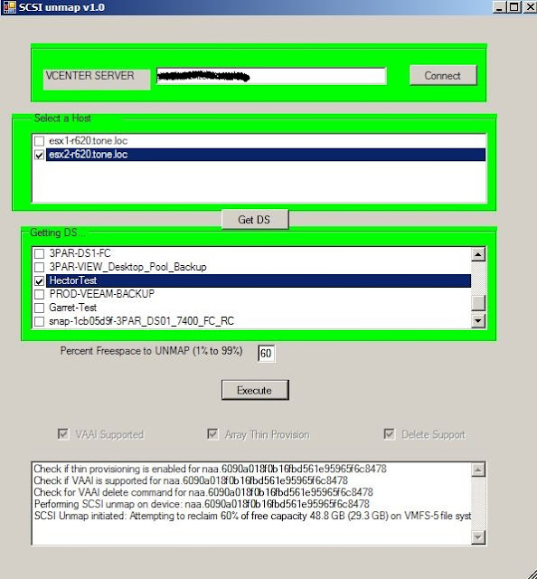 DaWolf VCP SCSI Unmap Tool for ESXi5.0 / ESXi5.1