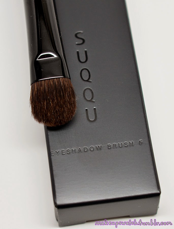 makeup SUQQU Eyeliner Brush D and Eyeshadow Brush F