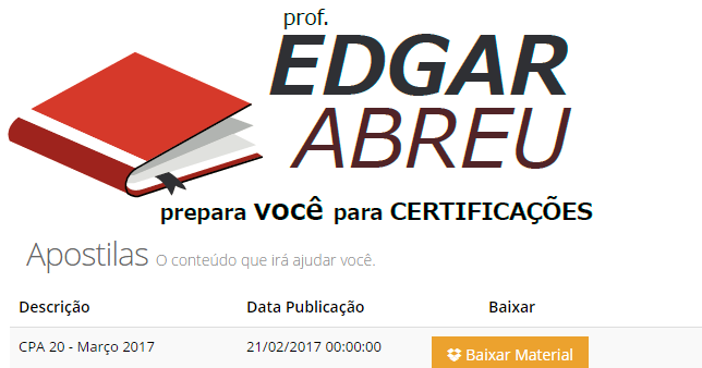 Apostila CPA10 Edgar Abreu