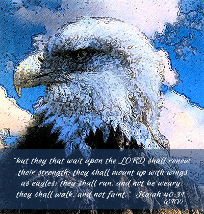Eagle With Scripture Printable