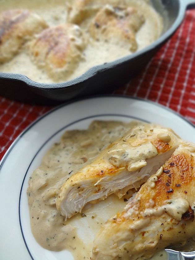Creamy Herb Chicken Skillet Creamy Herb Chicken Skillet