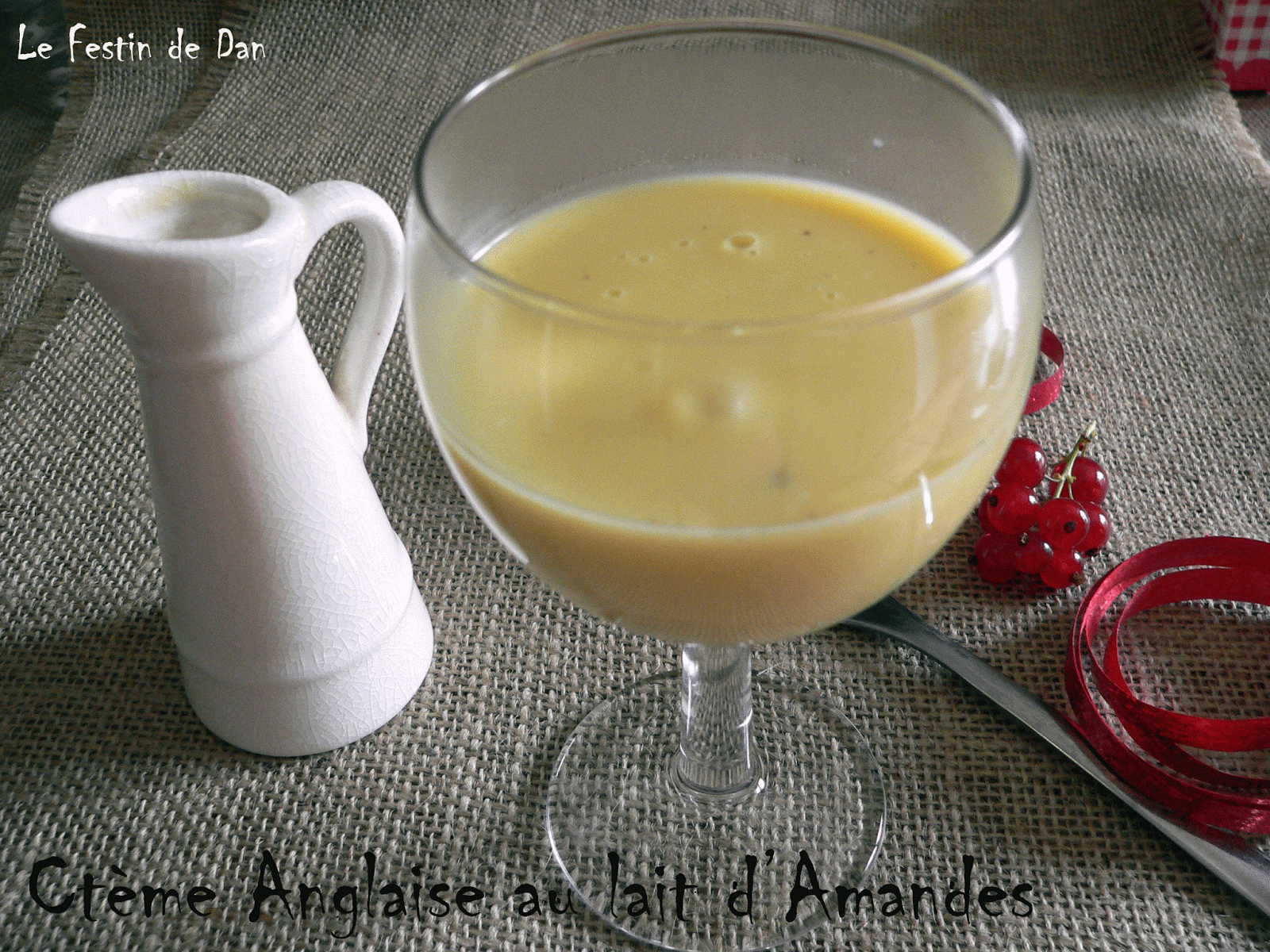 Le Festin de Dan Crème Anglaise au Lait d