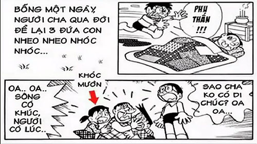 Truyện tranh chế Tấm Cám Nobita phần 1