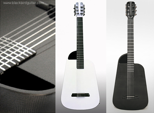  Blackbird Rider Nylon String guitar. Carbon fibre harmonics.