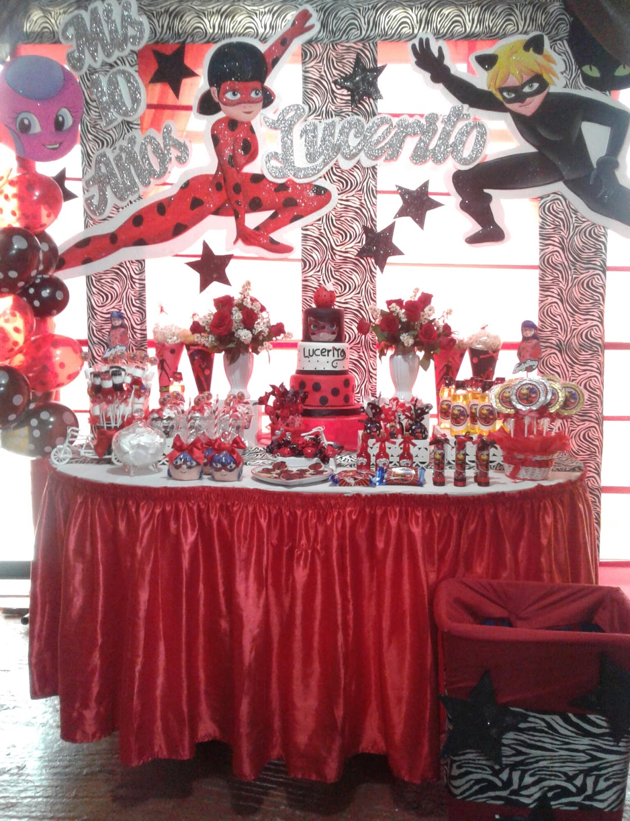 Fiesta de Ladybug  Decoracion de Ladybug para fiesta infantil