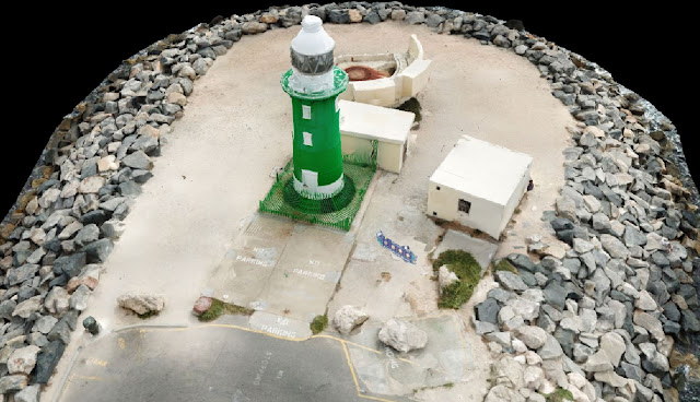 South Mole Lighthouse Fremantle Drone Scan using Drone Deploy - Image 4 South Mole Lighthouse Fremantle Drone Scan using Drone Deploy - Image 4