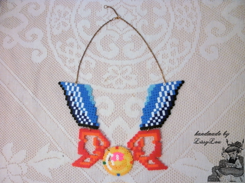 Handmade by Lissy Lou Sailor Moon Fuku Locket Necklace