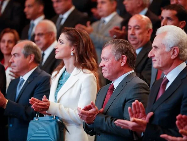 King Abdullah and Queen Rania attended the launch of 10 years National Strategy for improving the human resources