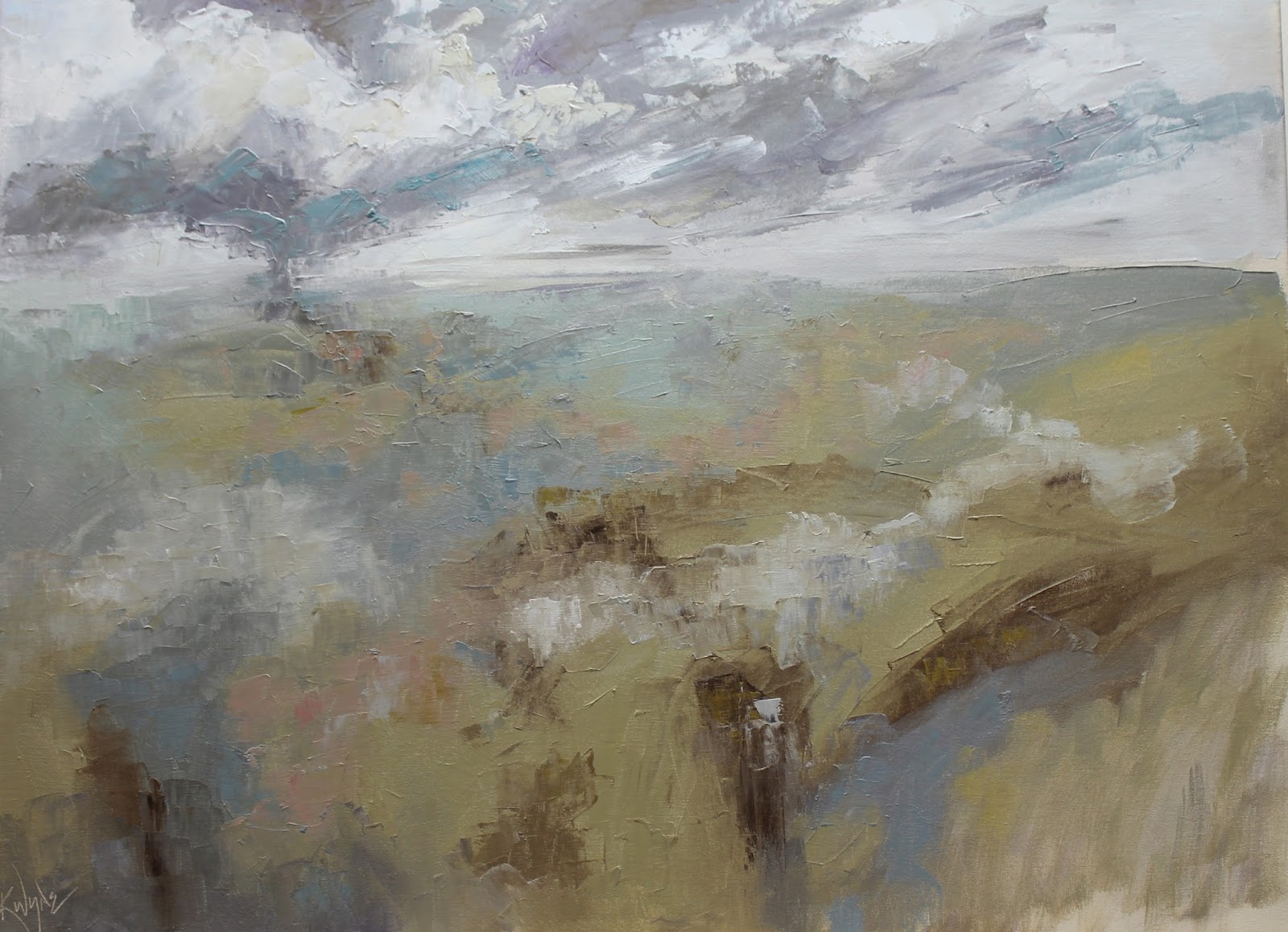 Kay Wyne Fine Art Blog: Grey Skies by Kay Wyne - Sold