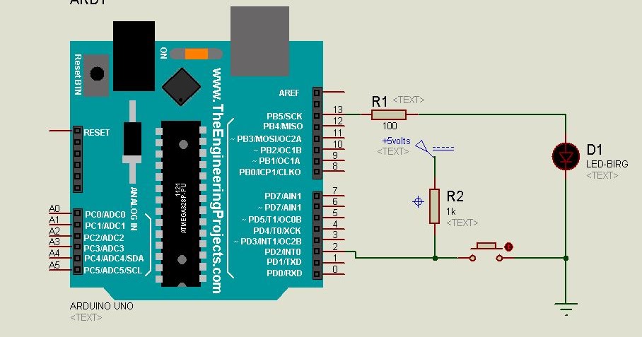 Basic of Arduino..Interfacing Push Button to Arduino