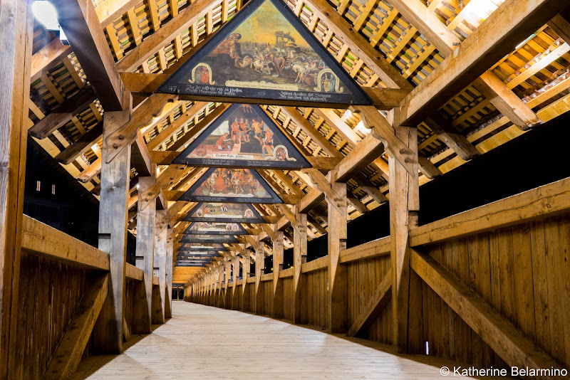 Chapel Bridge Paintings Two Days in Lucerne Luzern Switzerland