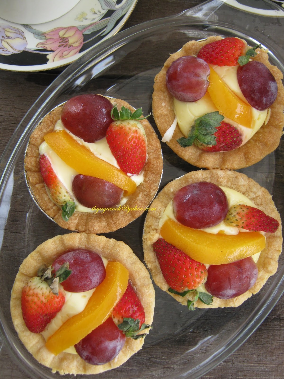 CUSTARD FRUIT TART Ayo Makan