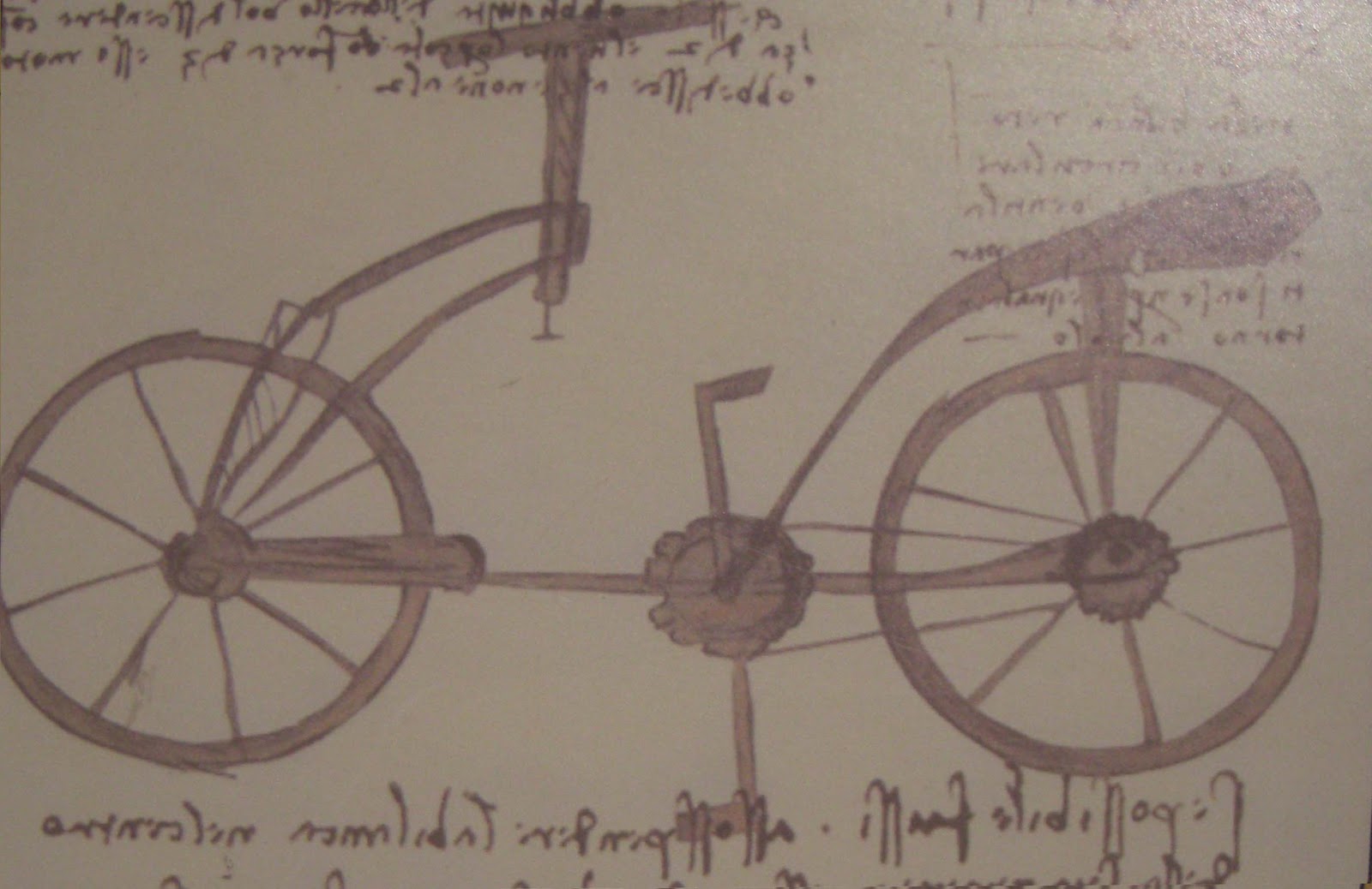 inventos, Da Vinci, bicicleta