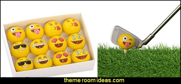 Emoji Universe: 2-Ply Professional Practice Golf Balls, 12 Emoji Balls