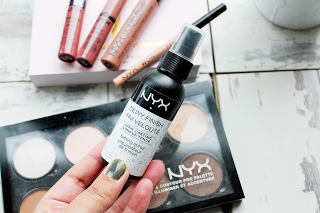 NYX Dewy Finish Setting Spray Review