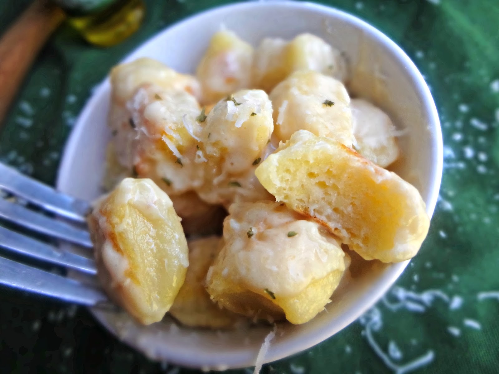 The Cooking Actress Toasted Ricotta Gnocchi with Parmesan Truffle
