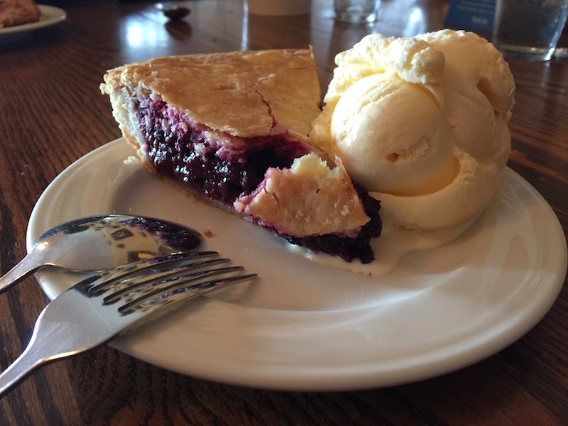 Olallaberry pie at Duarte's Tavern in Pescadero