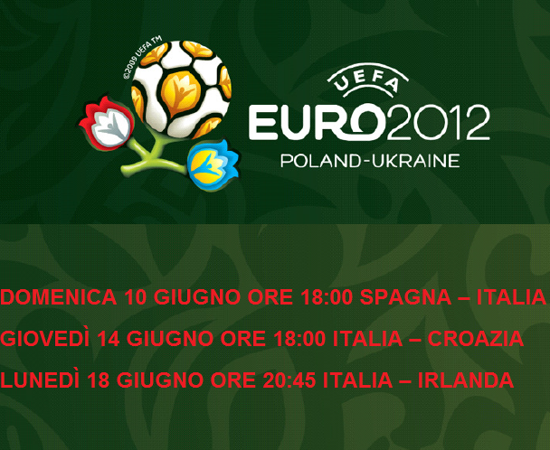 Europei 2012, il calendario dell'Italia Voce Democratica