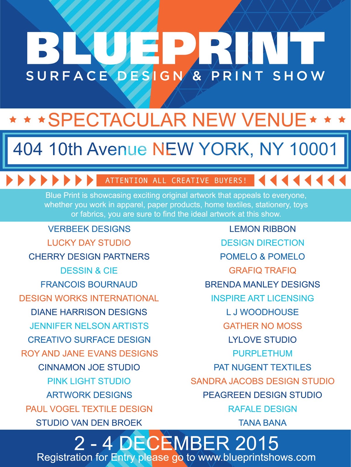 POSTER FOR BLUE PRINT II 2 4 DECEMBER 2015