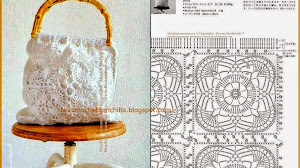 Bolso tejido al crochet