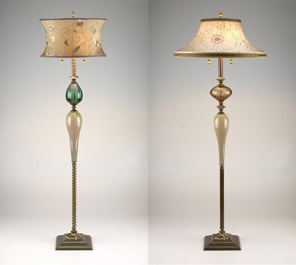 Artistic and Romantic Floor Lamp Design by Kinzig Design Home Design