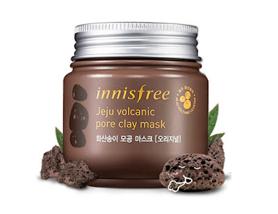 Innisfree - Jeju Volcanic Pore Clay Mask (100 ml). Maschera wash-off all'argilla vulcanica che assorbe il sebo, pulisce i pori e rimuove le impurità che si insinuano in profondità nei pori Innisfree - Jeju Volcanic Pore Clay Mask (100 ml). Maschera wash-off all'argilla vulcanica che assorbe il sebo, pulisce i pori e rimuove le impurità che si insinuano in profondità nei pori