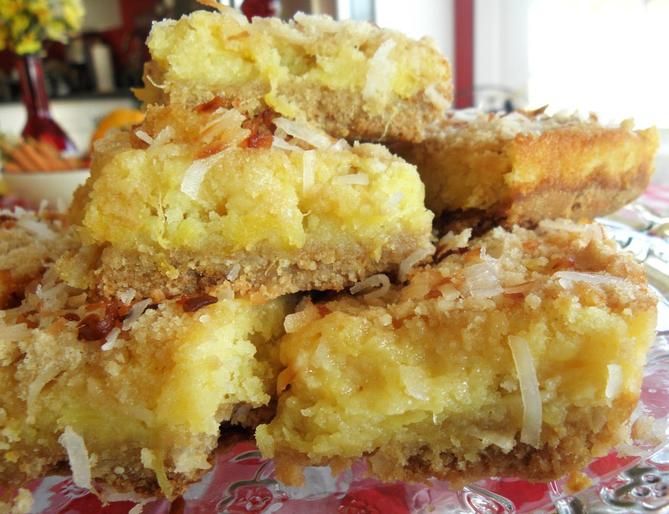 TROPICAL PINEAPPLE COCONUT BARS COOKING GUIDE