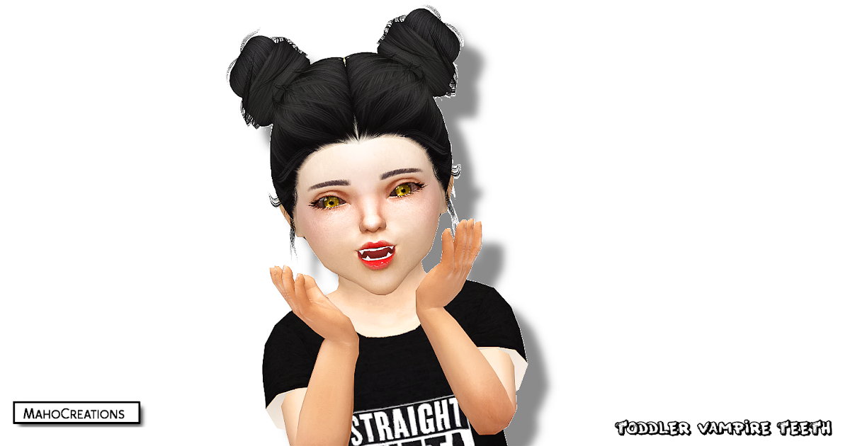 My Sims 4 Blog Vampire Teeth For Toddlers By Mahocreations