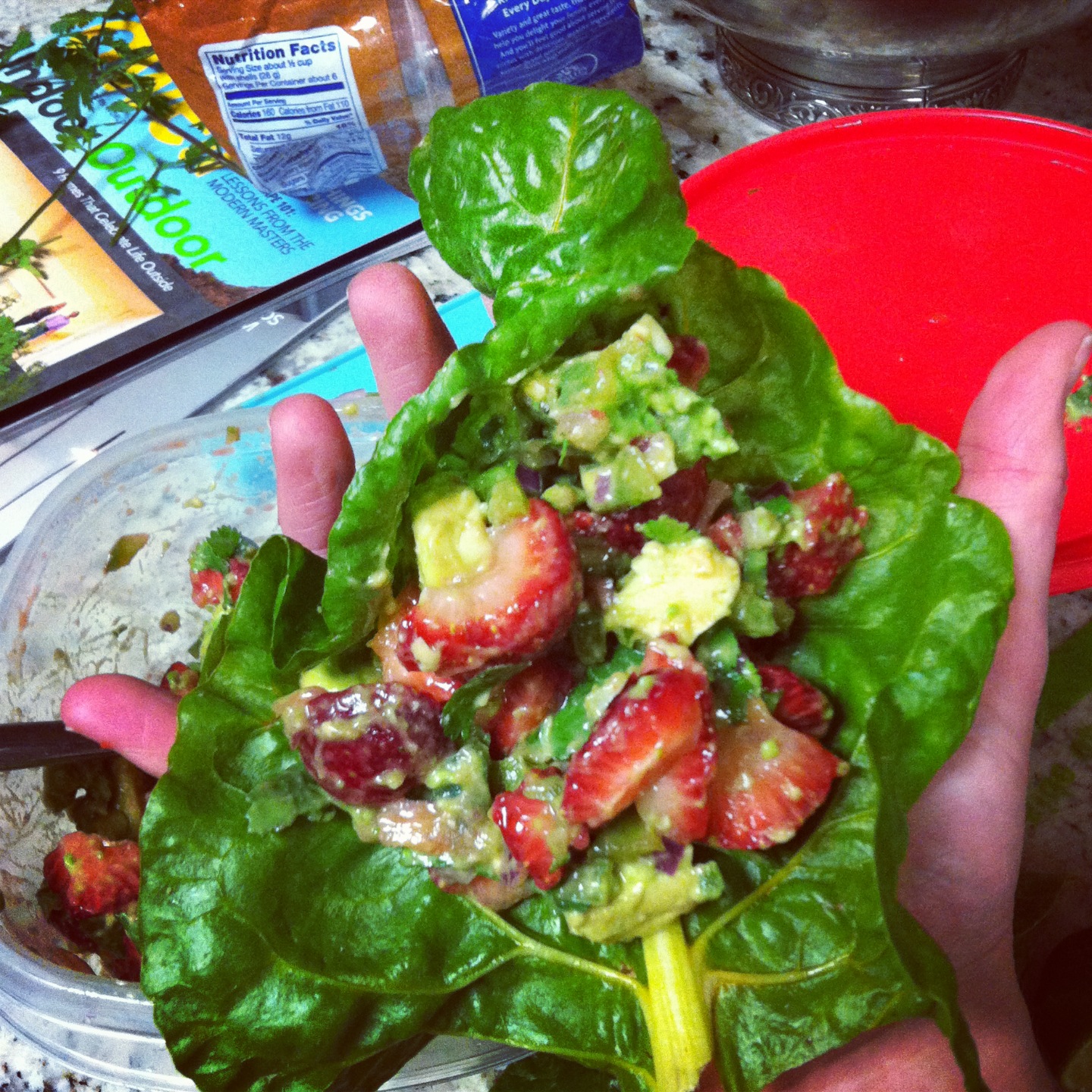 A CITY GIRL Using Greens for Wraps