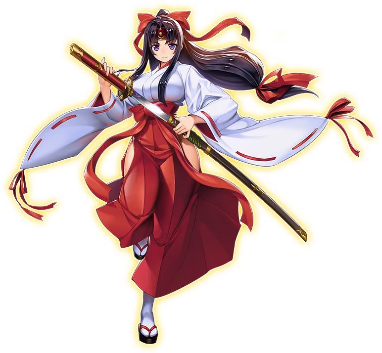 Queen's Blade Battle Unlimited Tomoe, cutting the opposition to