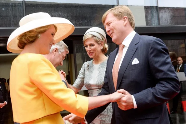 King Willem-Alexander and Queen Maxima of The Netherlands, King Philippe and Queen Mathilde of Belgium, Grand Duke Henri and Grand Duchess Maria Teresa of Luxembourg and Prince Edward of Kent