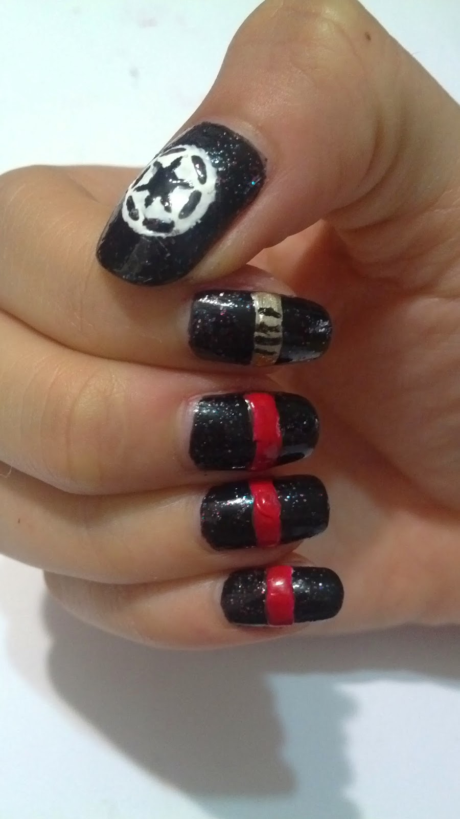 NatioNails LIGHTSABER NAILS