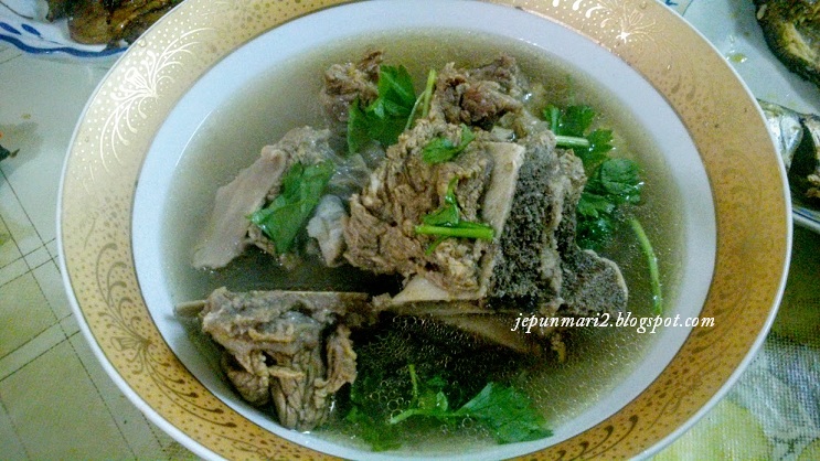 resepi sup tulang cepat masak