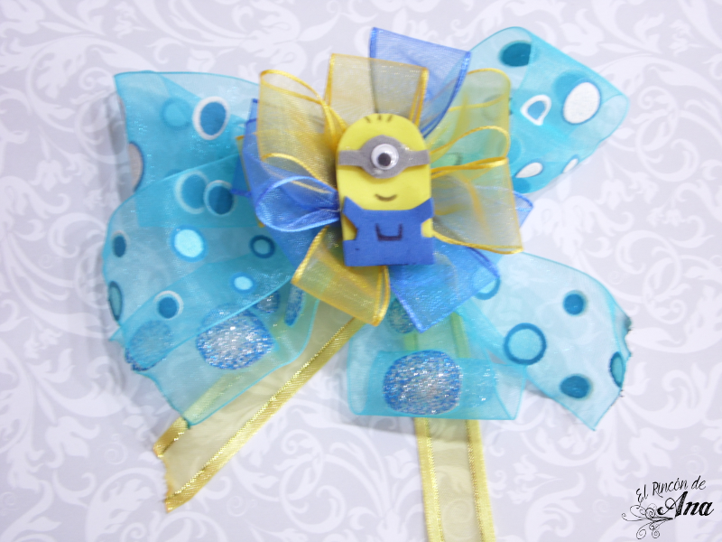 Moños para niña de los Minion