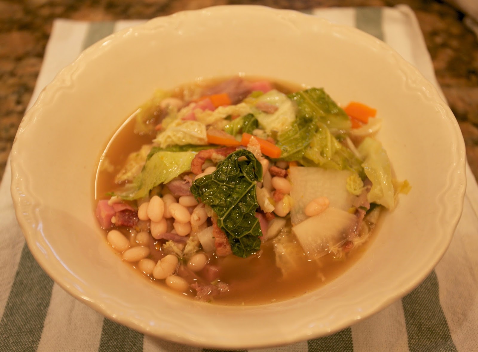 Garbure (French Cabbage and Bean Soup)