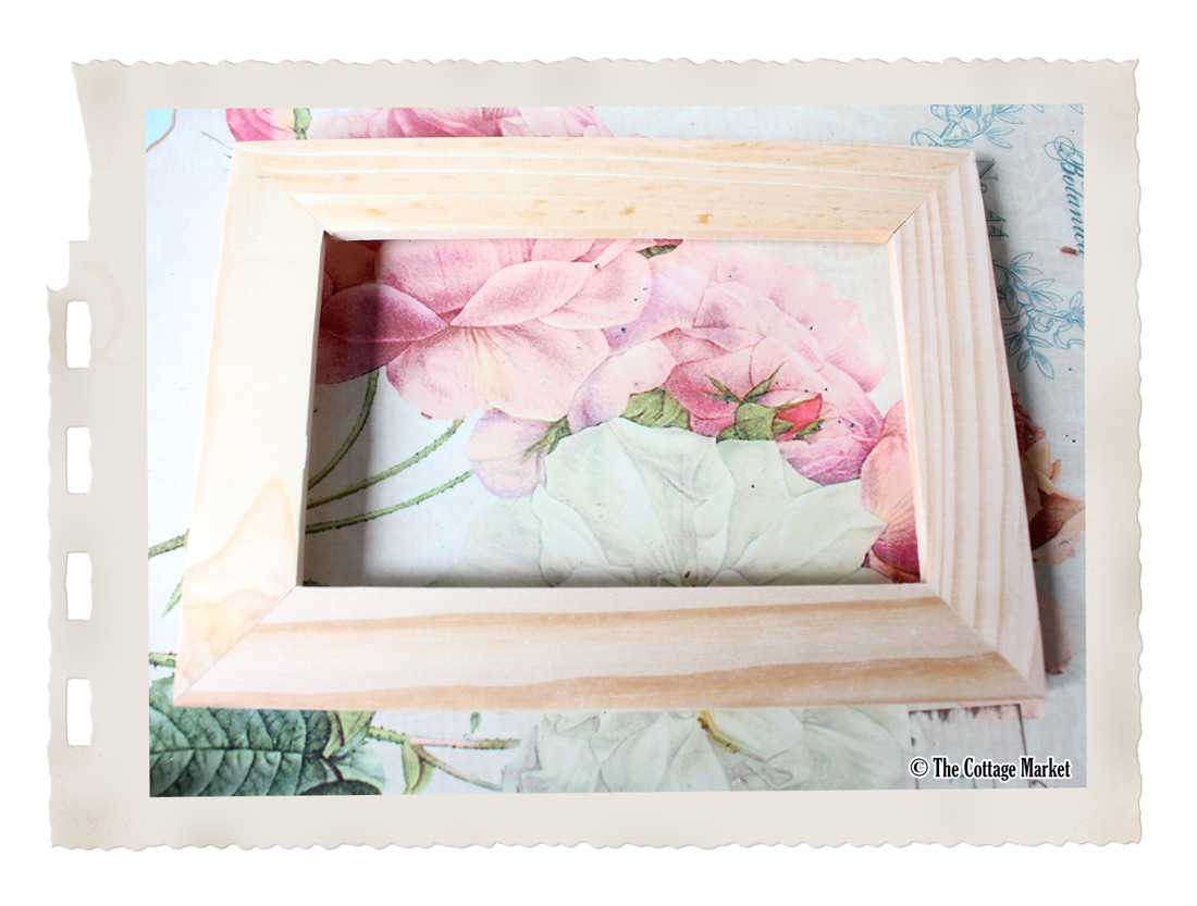 French Script Frame DIY It's a Cinch The Cottage Market