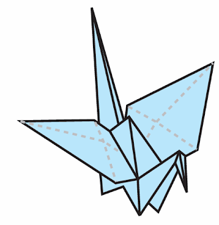 Cara lipat Origami Burung