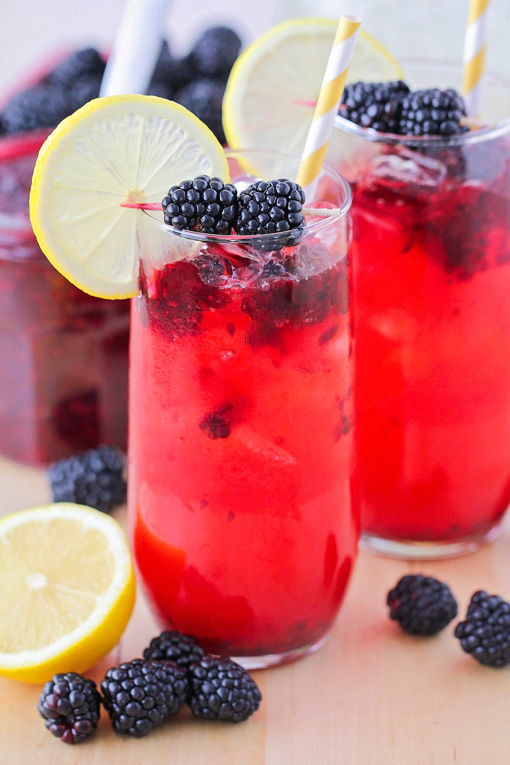This sweet and refreshing blackberry lemonade is so easy to make at home! 