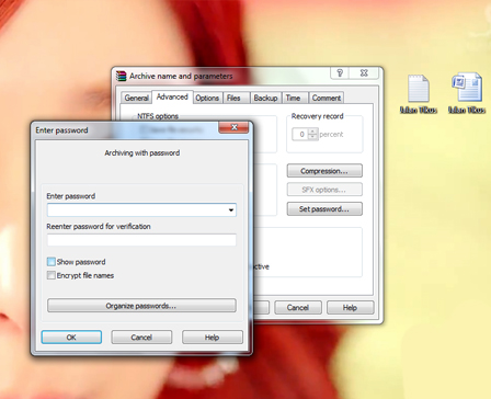 Cara Mudah Memberi Password Pada File WinRAR