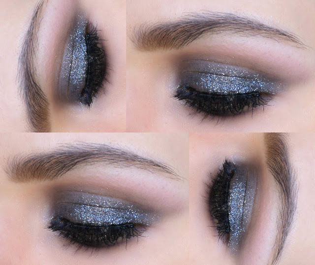 Olho Preto Esfumado com Muito Brilho Olho Preto Esfumado com Muito Brilho