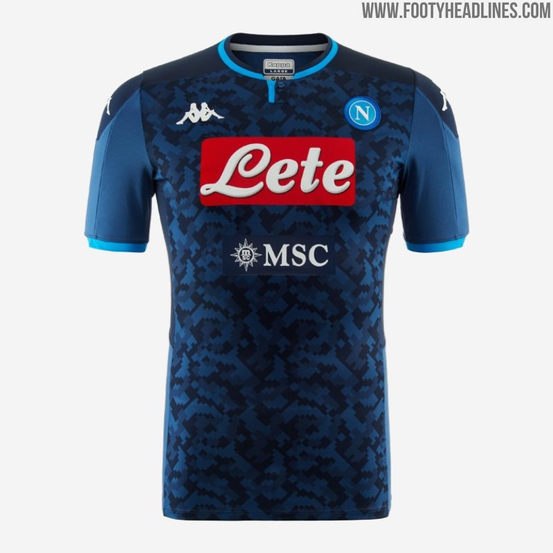 Ssc Napoli Italian Serie A Mens Home Replica Goalkeeper Match Shirt 2019/20 