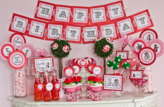 Kara s Party Ideas Birthday Party   Queen of Hearts Valentine s Party  - 96