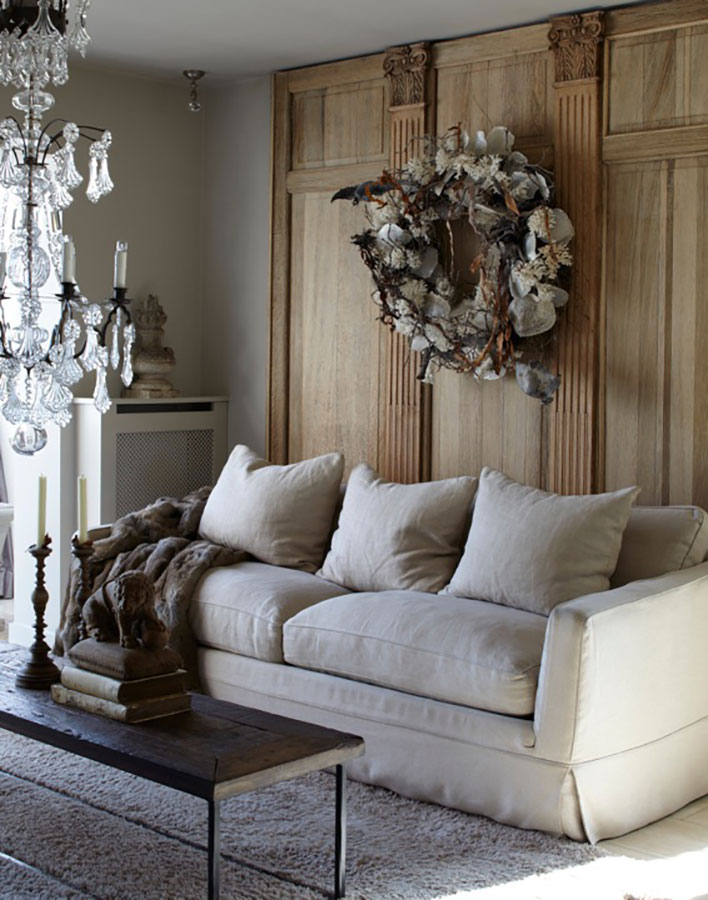 Romantic farmhouse style interior design by Annie Brahler Smith - found on Hello Lovely Studio